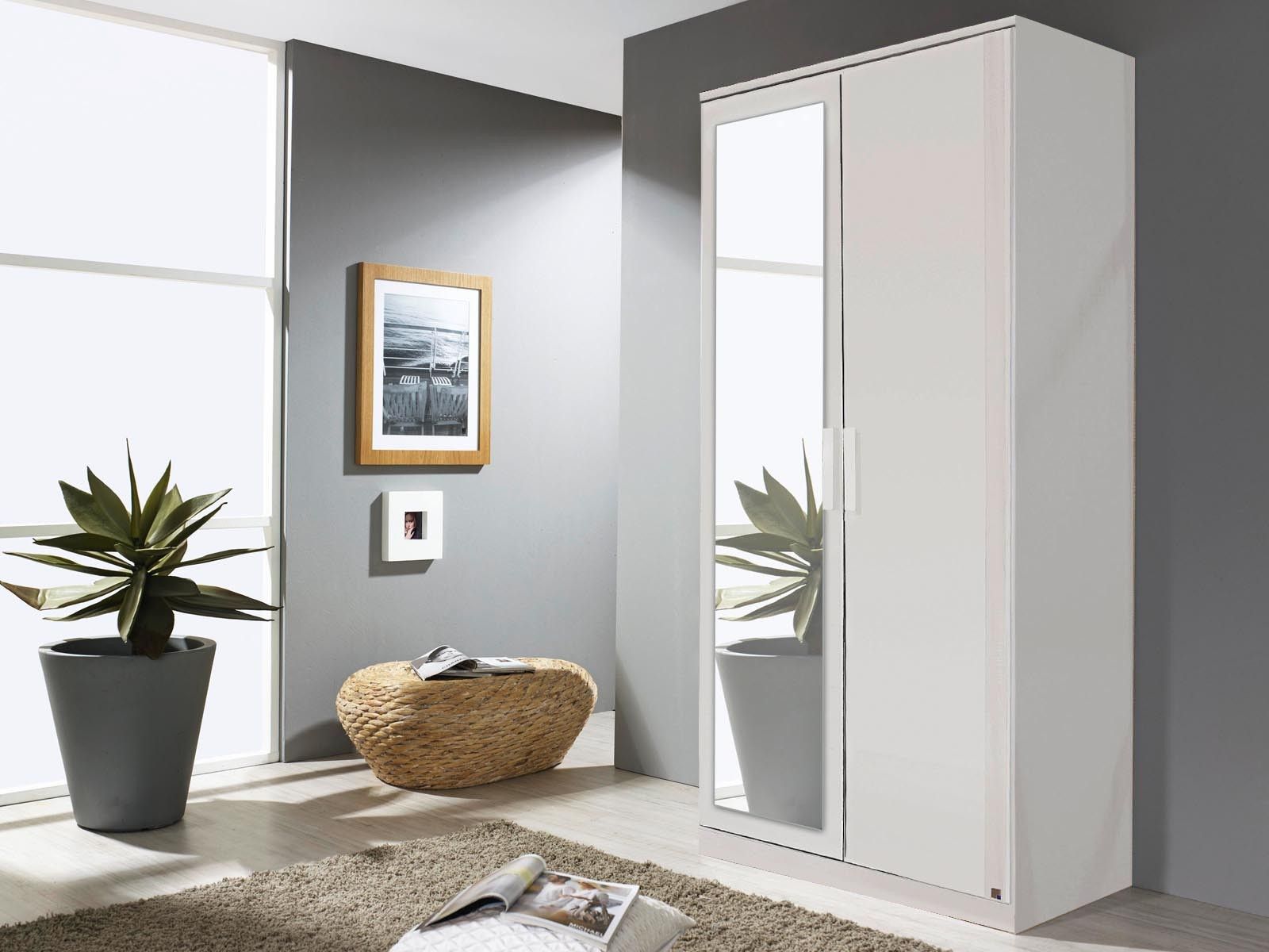 Armoire RIGA 2 portes blanc