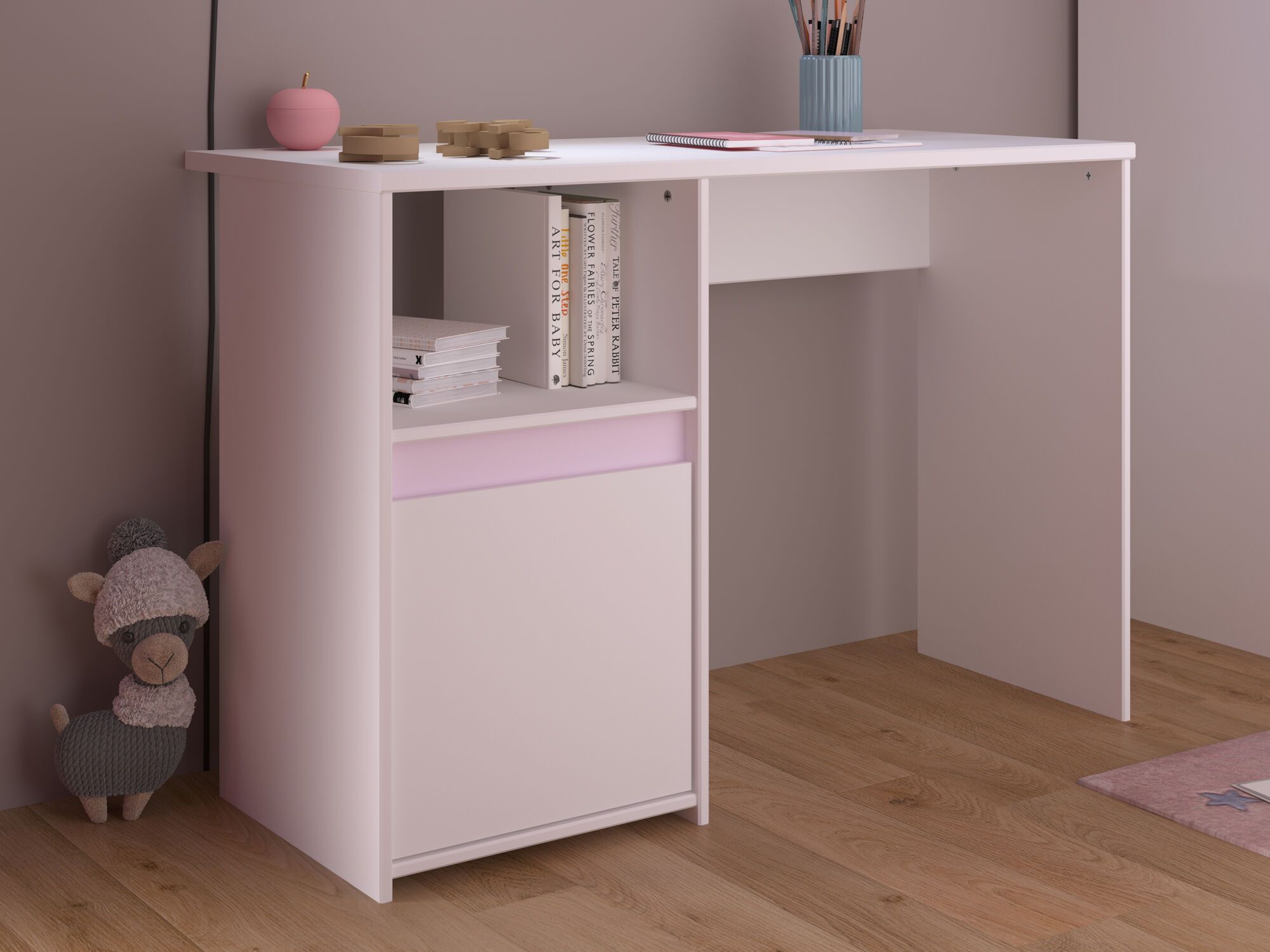Bureau PICHOUEK 110 cm blanc