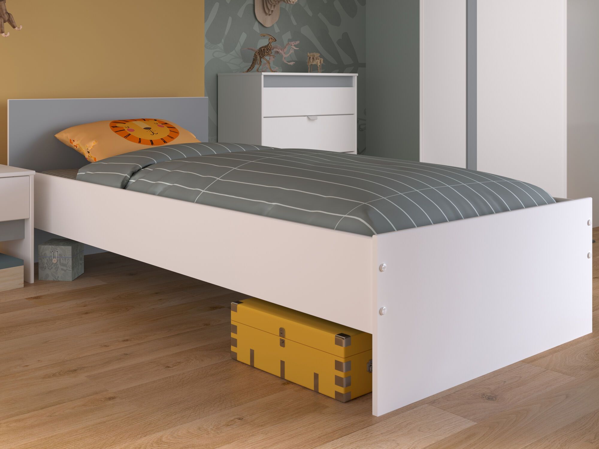 Lit PINOCCHIO 90x190 cm blanc