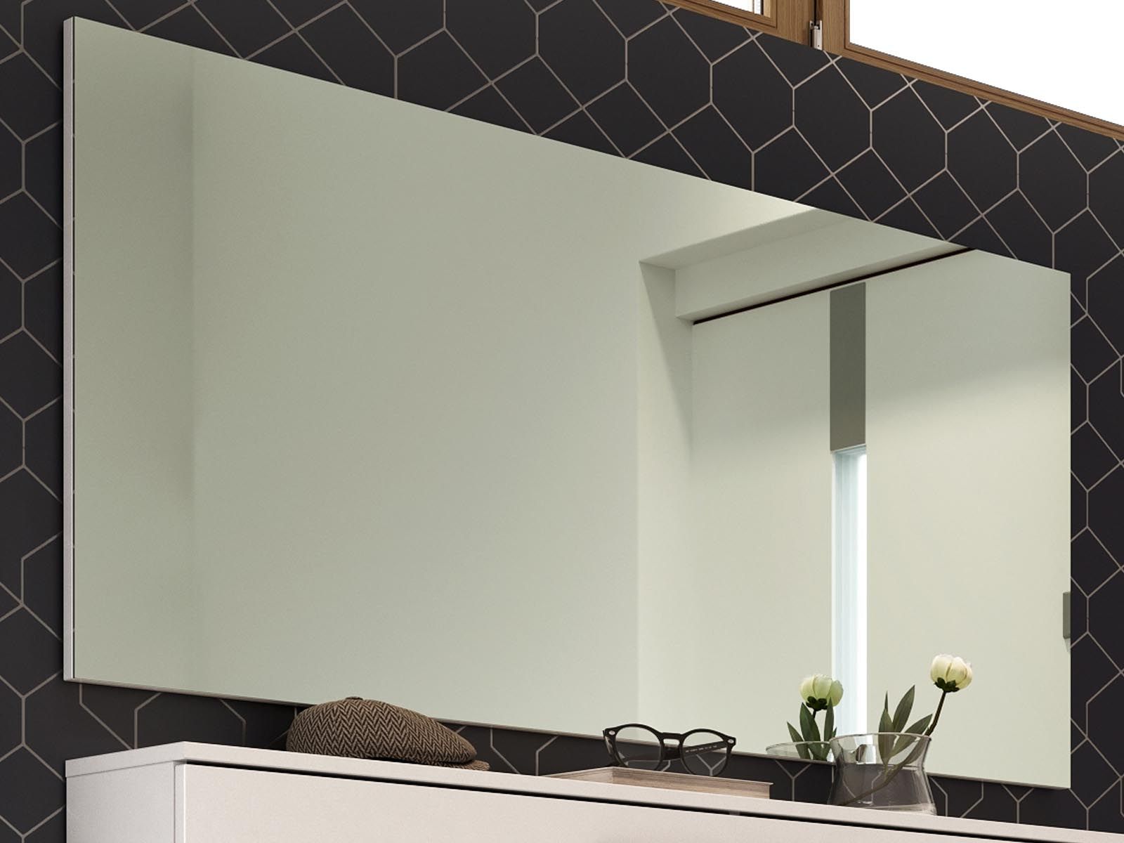 Miroir UTANA 140 cm blanc