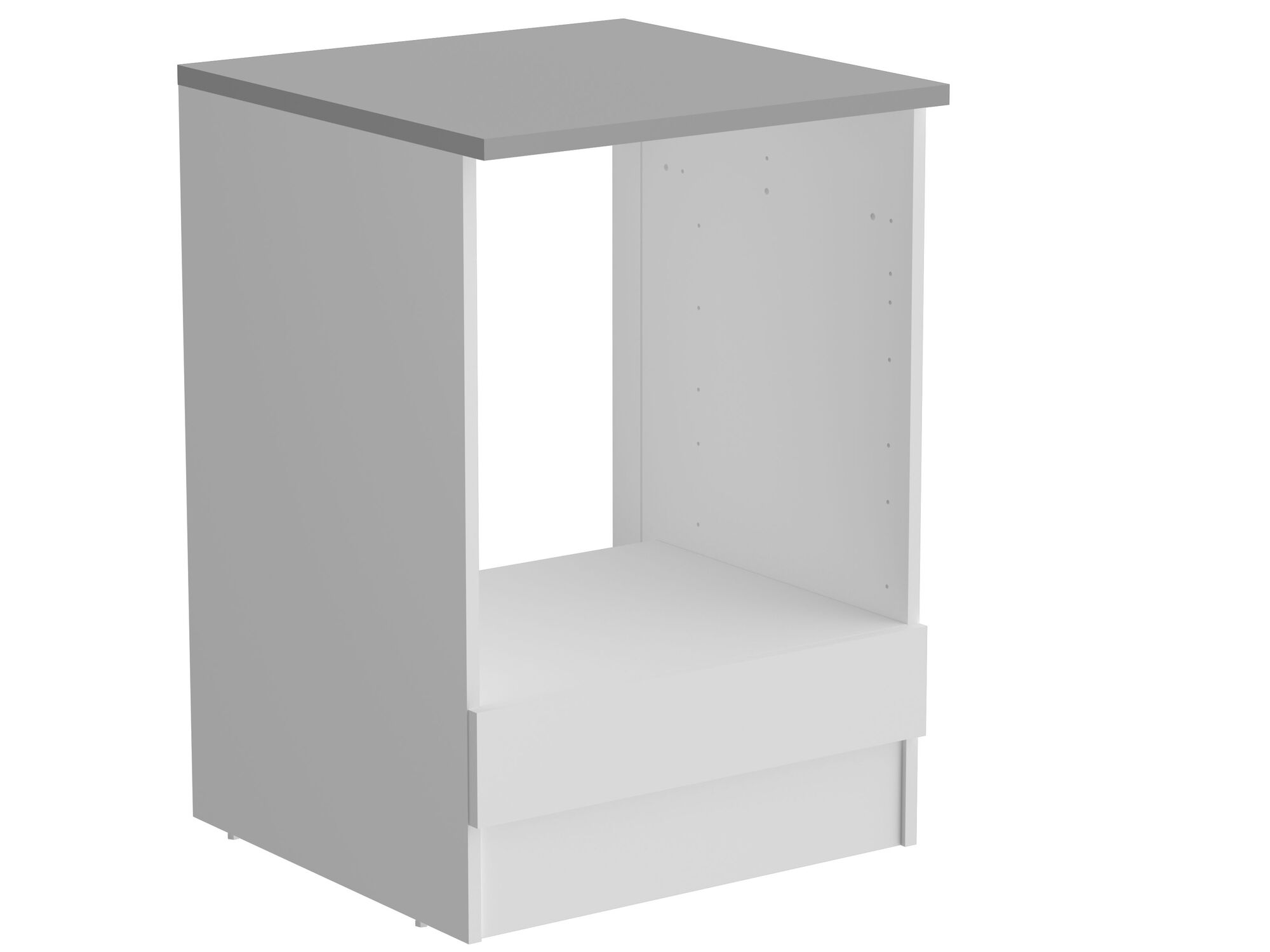 Meuble bas ECOTIC pour four encastrable blanc