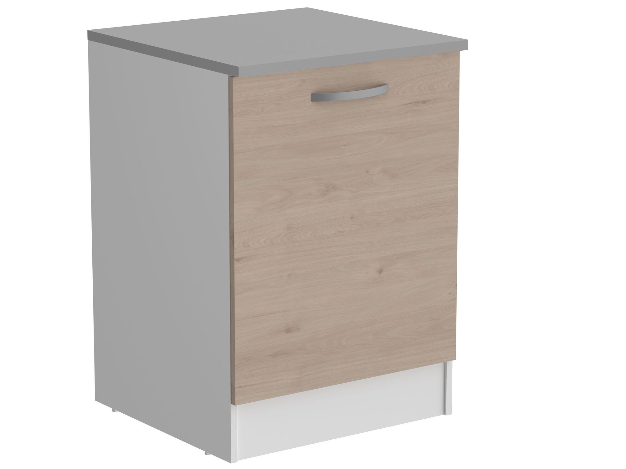 Meuble bas ECOTIC 1 porte chêne jackson