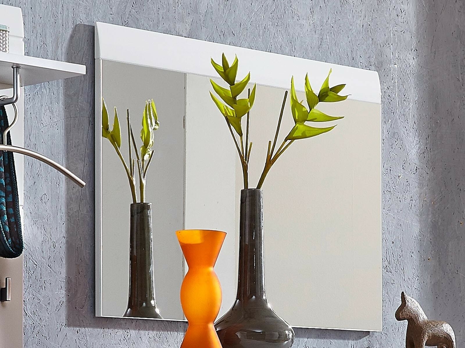 Miroir PITTA 89 cm blanc brillant