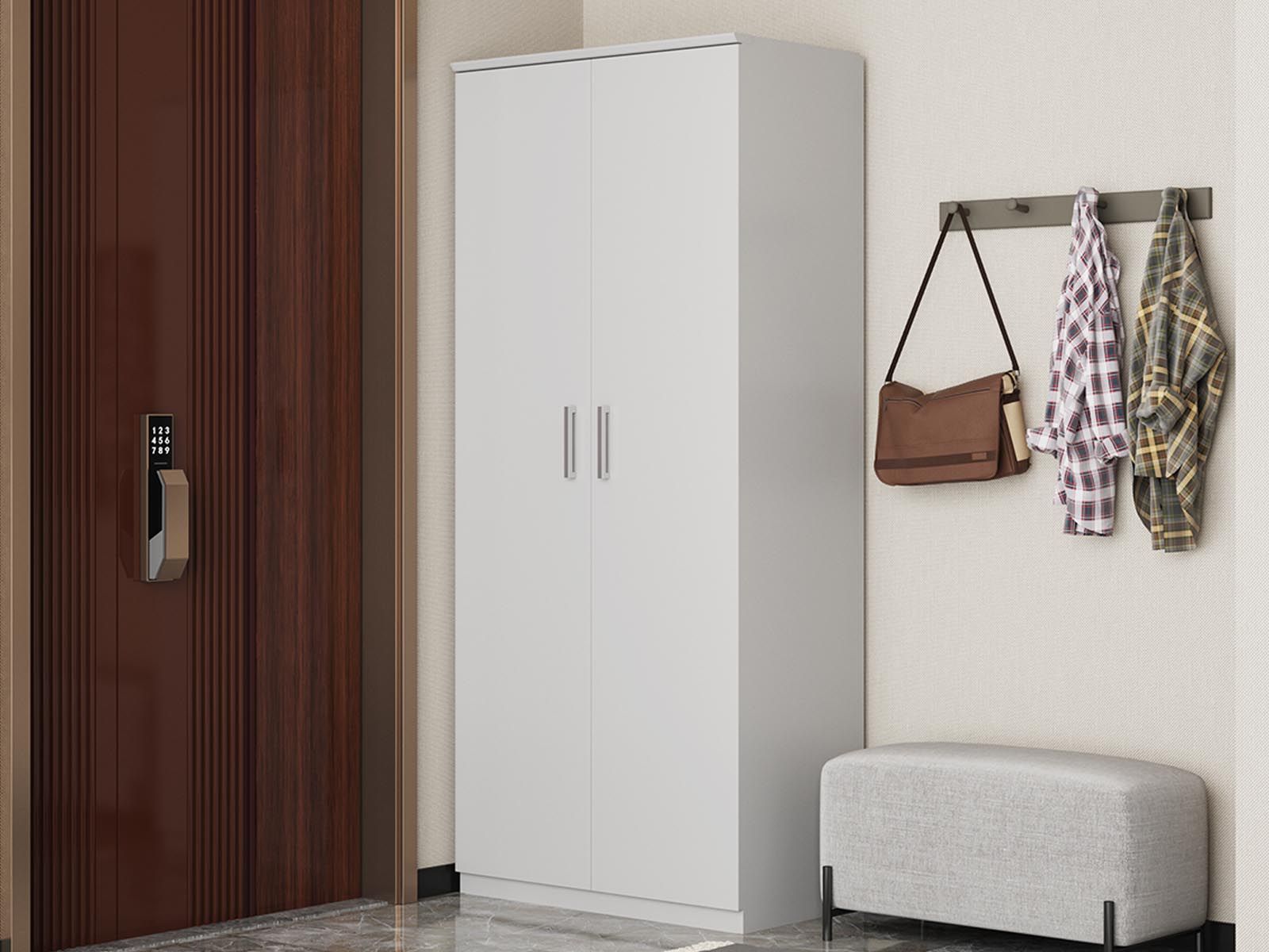 Armoire MIKONOS 2 portes blanc