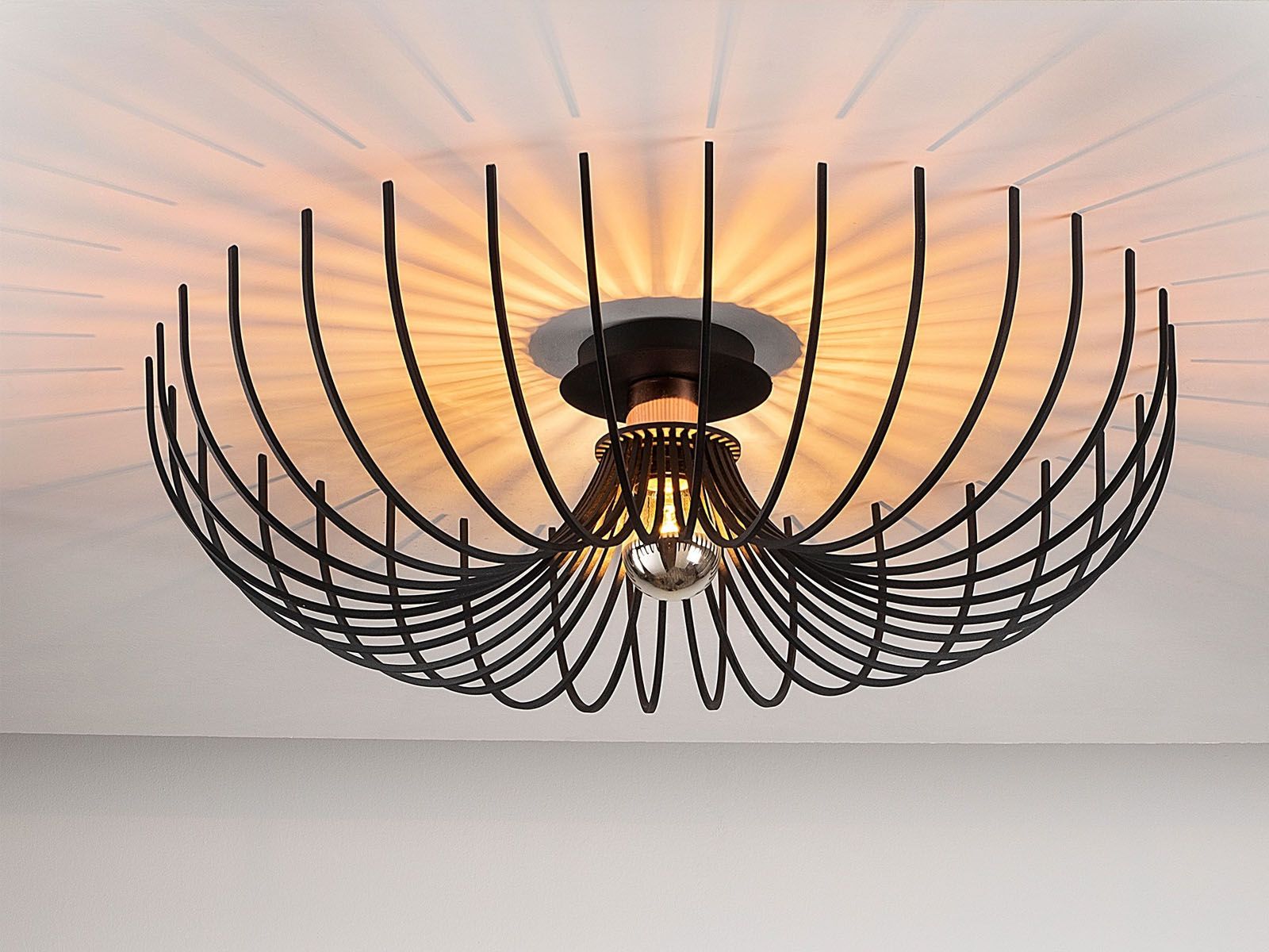Plafonnier ASPRILLA 1 lampe noir