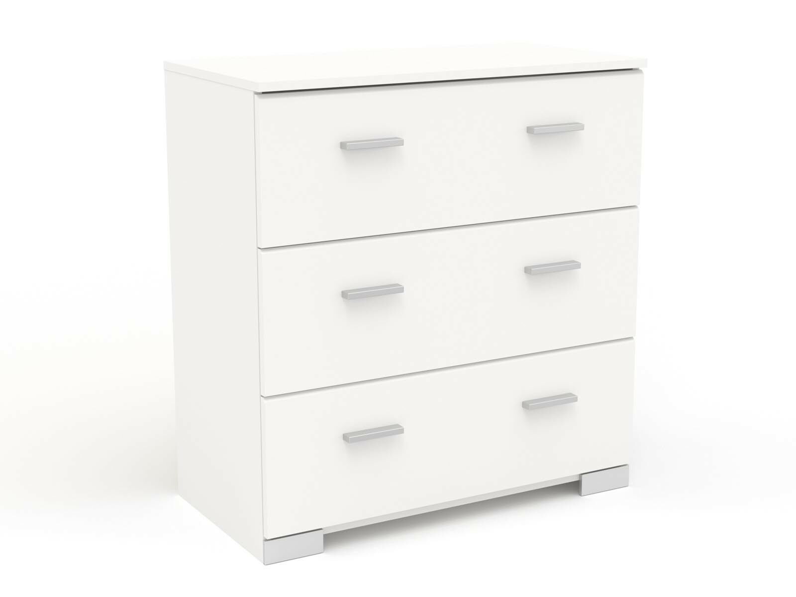 Commode INFINITY II 3 tiroirs blanc