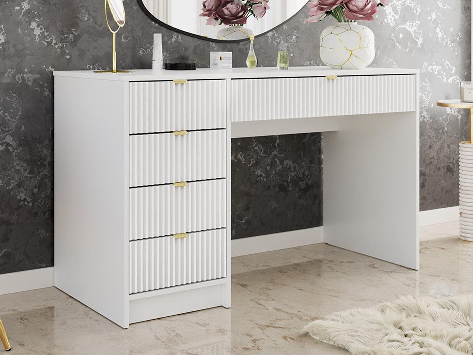 Bureau TEONI 120 cm blanc