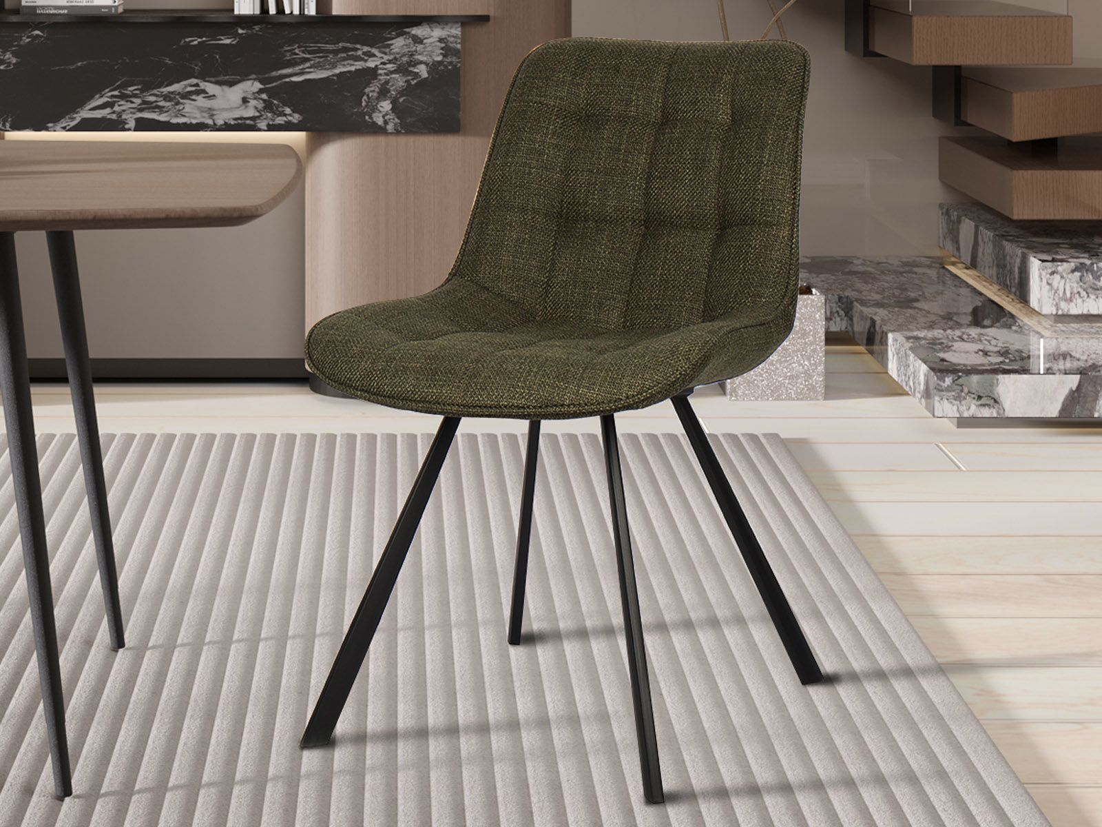 Chaise AREEBA vert