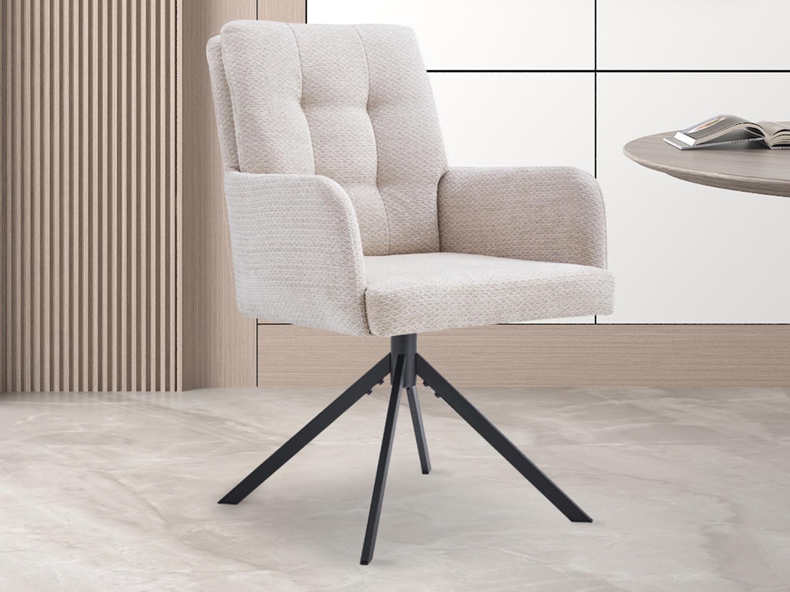Chaise pivotante GRENOTA beige