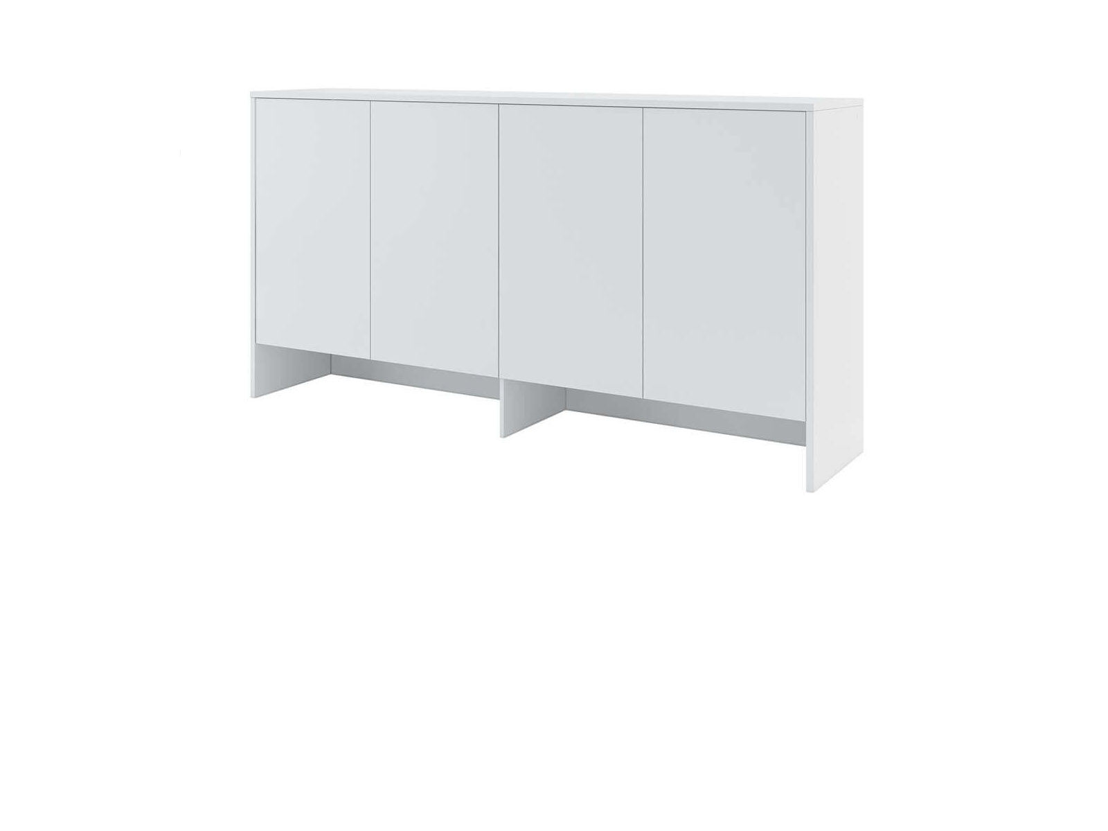 Surmeuble CONCEPTION PRO 4 portes (hauteur 110 cm) blanc mat
