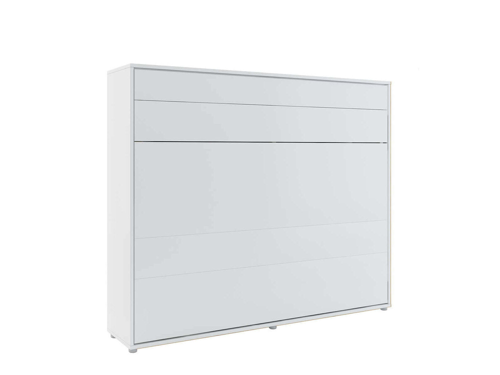 Lit mural escamotable CONCEPTION PRO 160x200 cm blanc mat (horizontal)