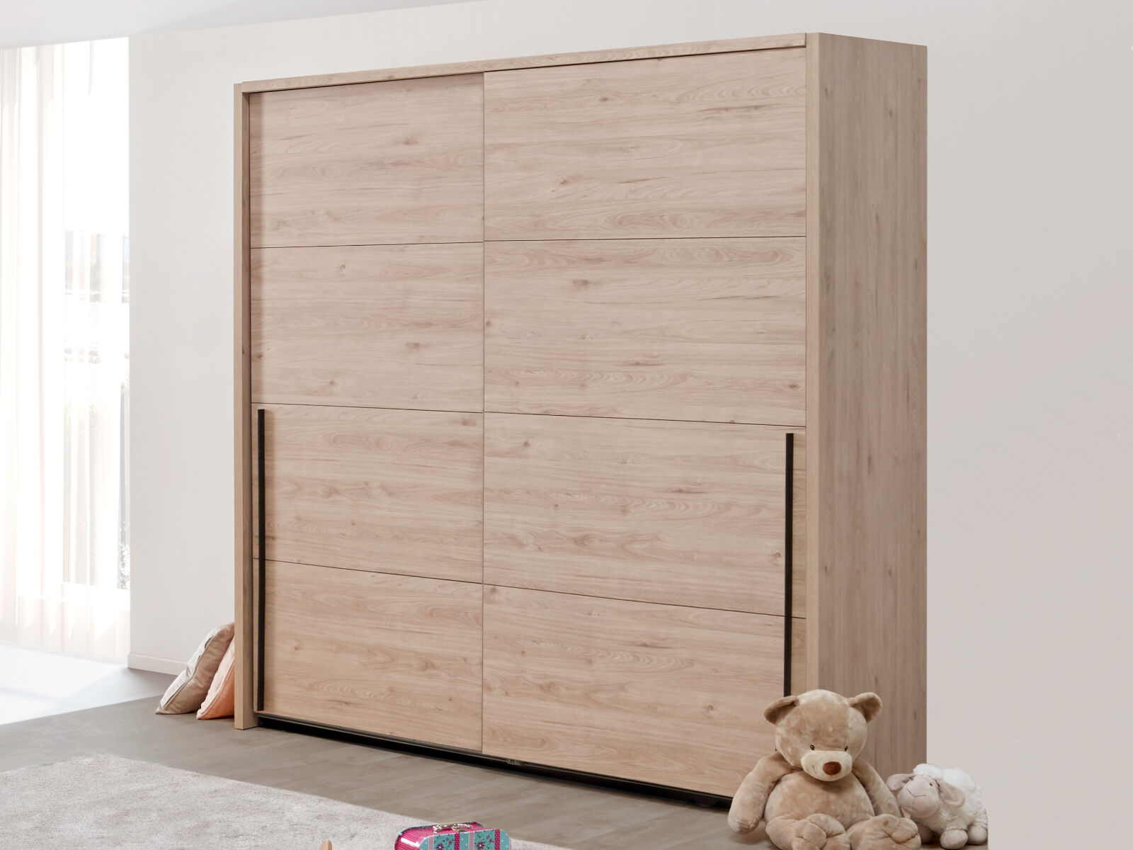 Armoire VIOLON 2 portes coulissantes 200 cm castella