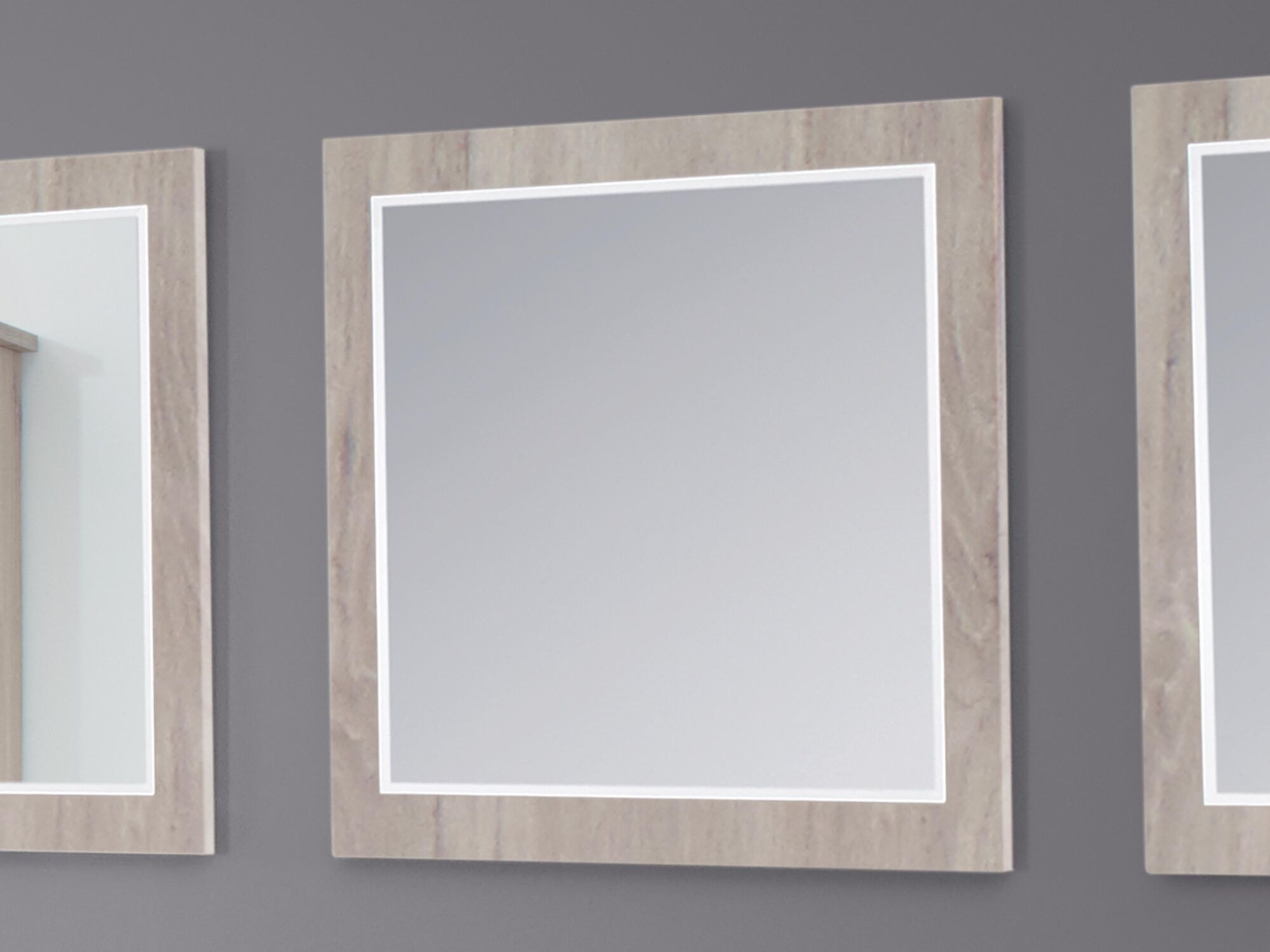 Miroir KENNY chêne millenium clair