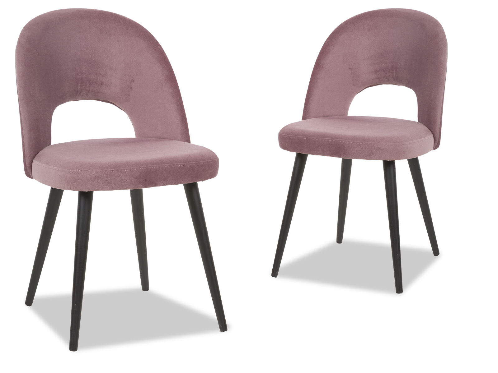 Lot de 2 chaises MOSE rose
