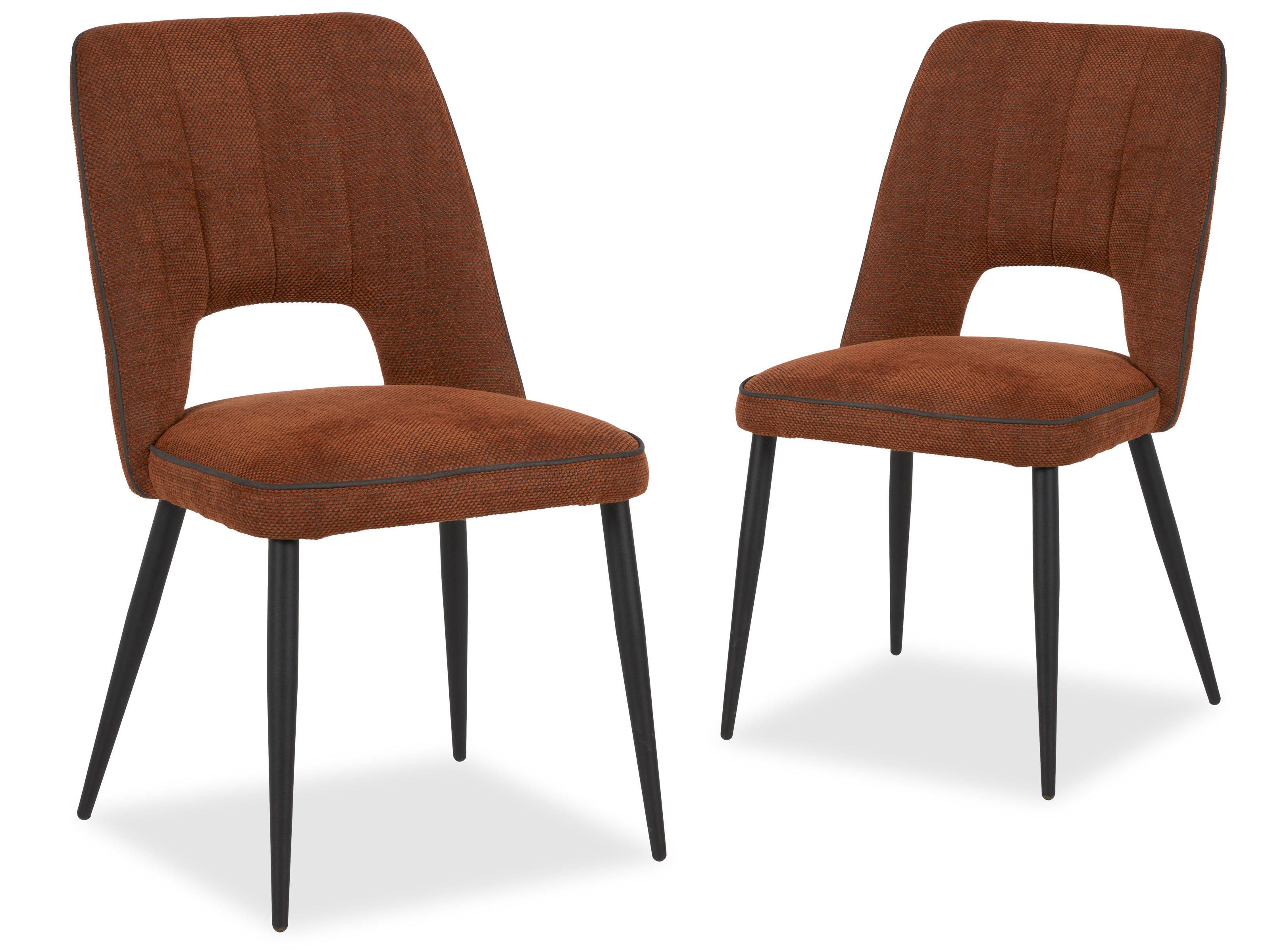 Lot de 2 chaises PORTILLO cuivre