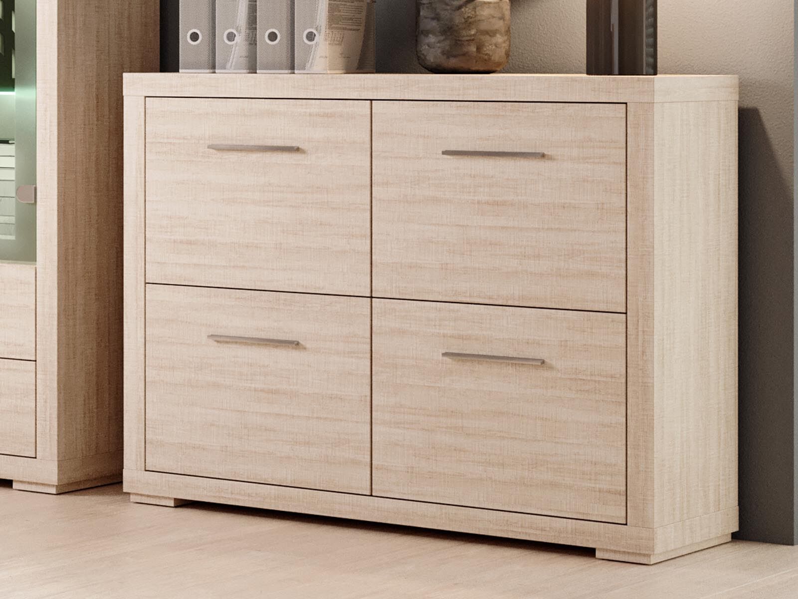 Commode VEIGAR 4 portes santana clair