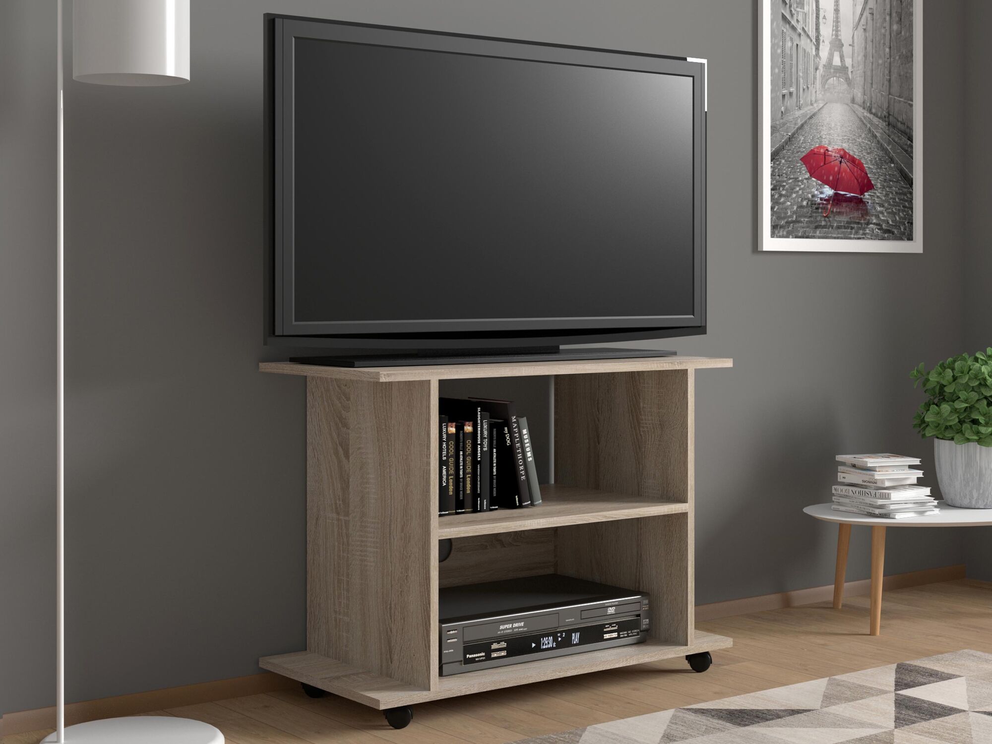 Meuble tv-hifi YOSHI 80 cm sonoma