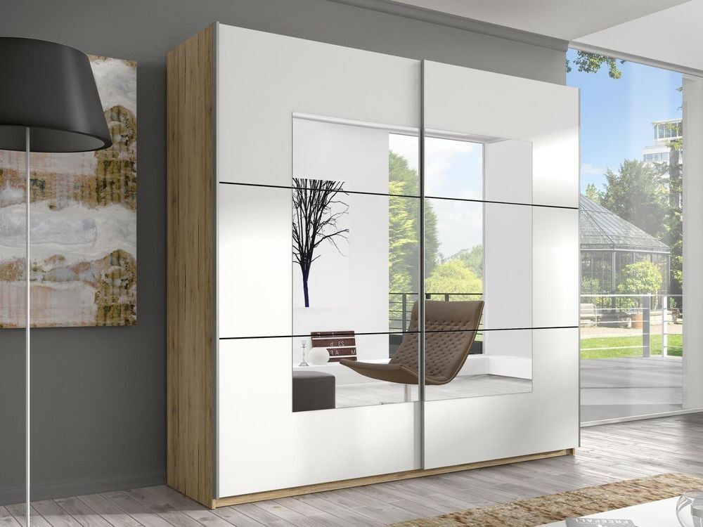 Armoire BETRAYER 2 portes 220 cm sanremo/blanc