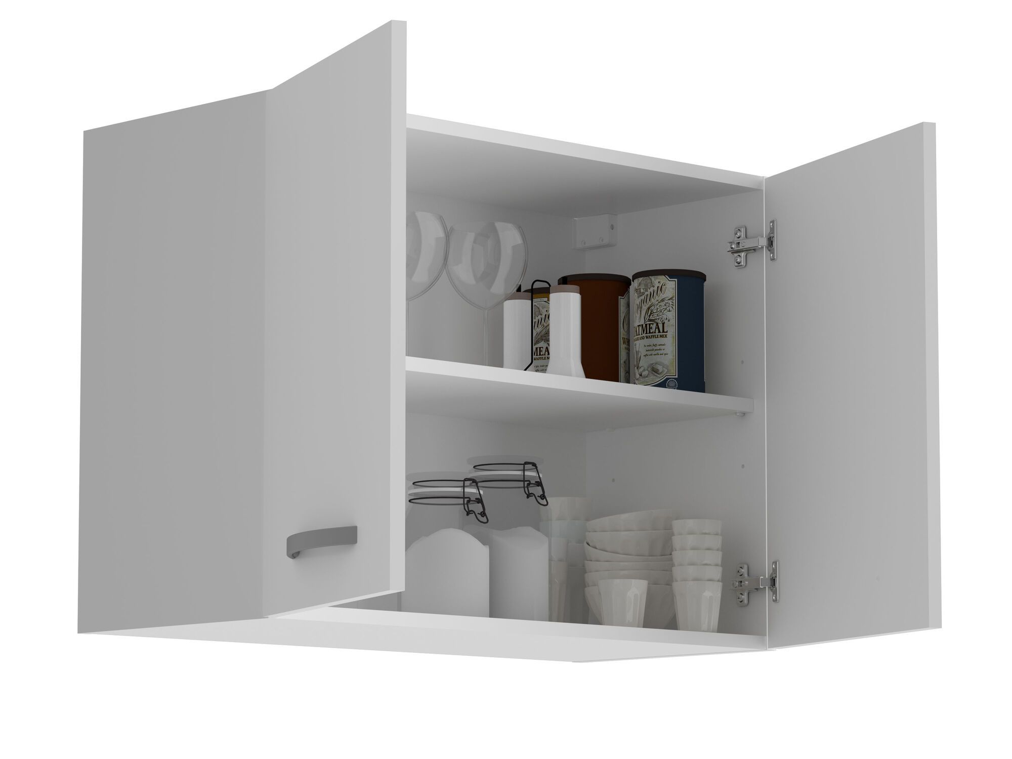 Meuble haut ECOTIC 2 portes blanc