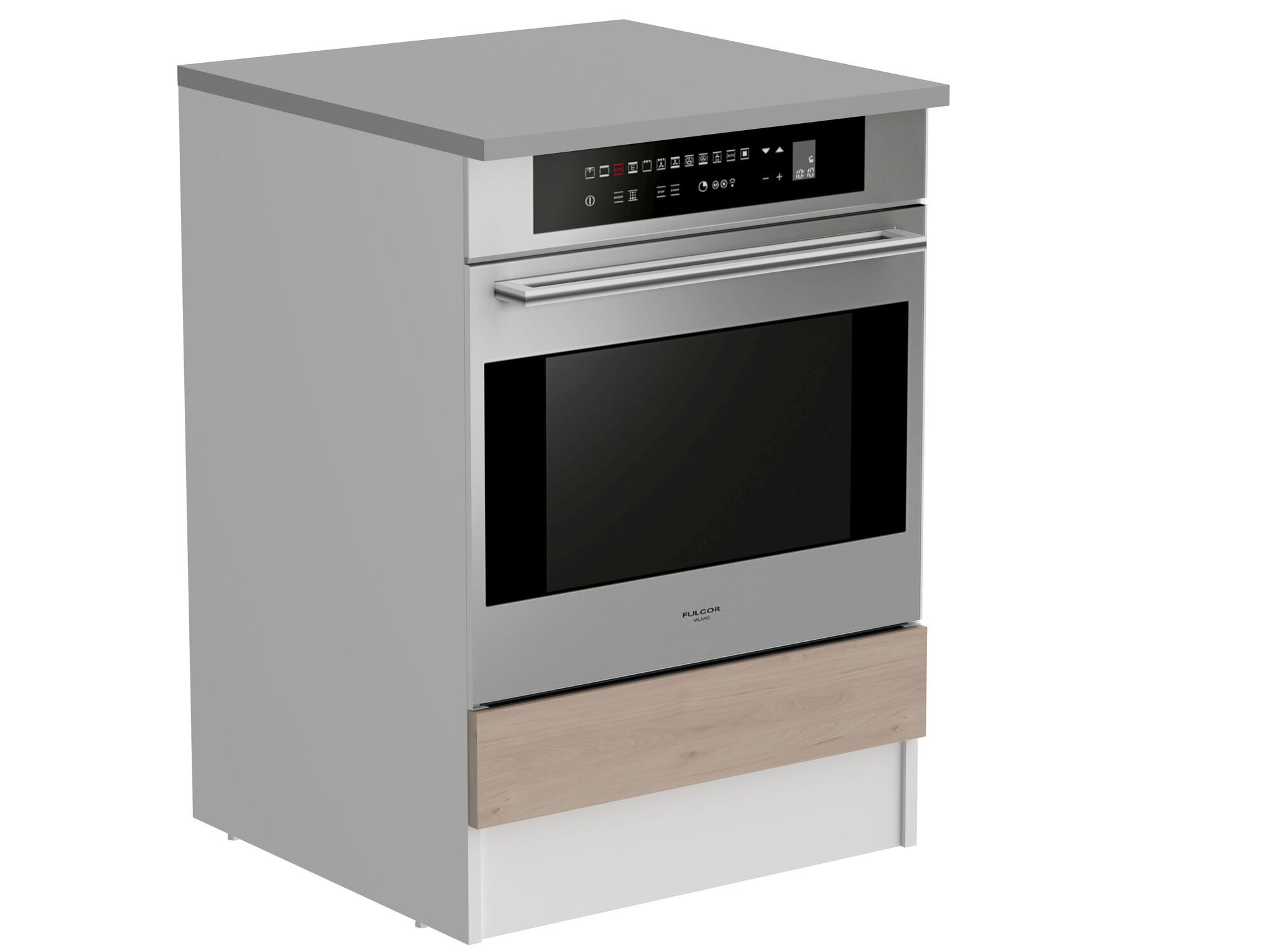 Meuble bas ECOTIC pour four encastrable chêne jackson