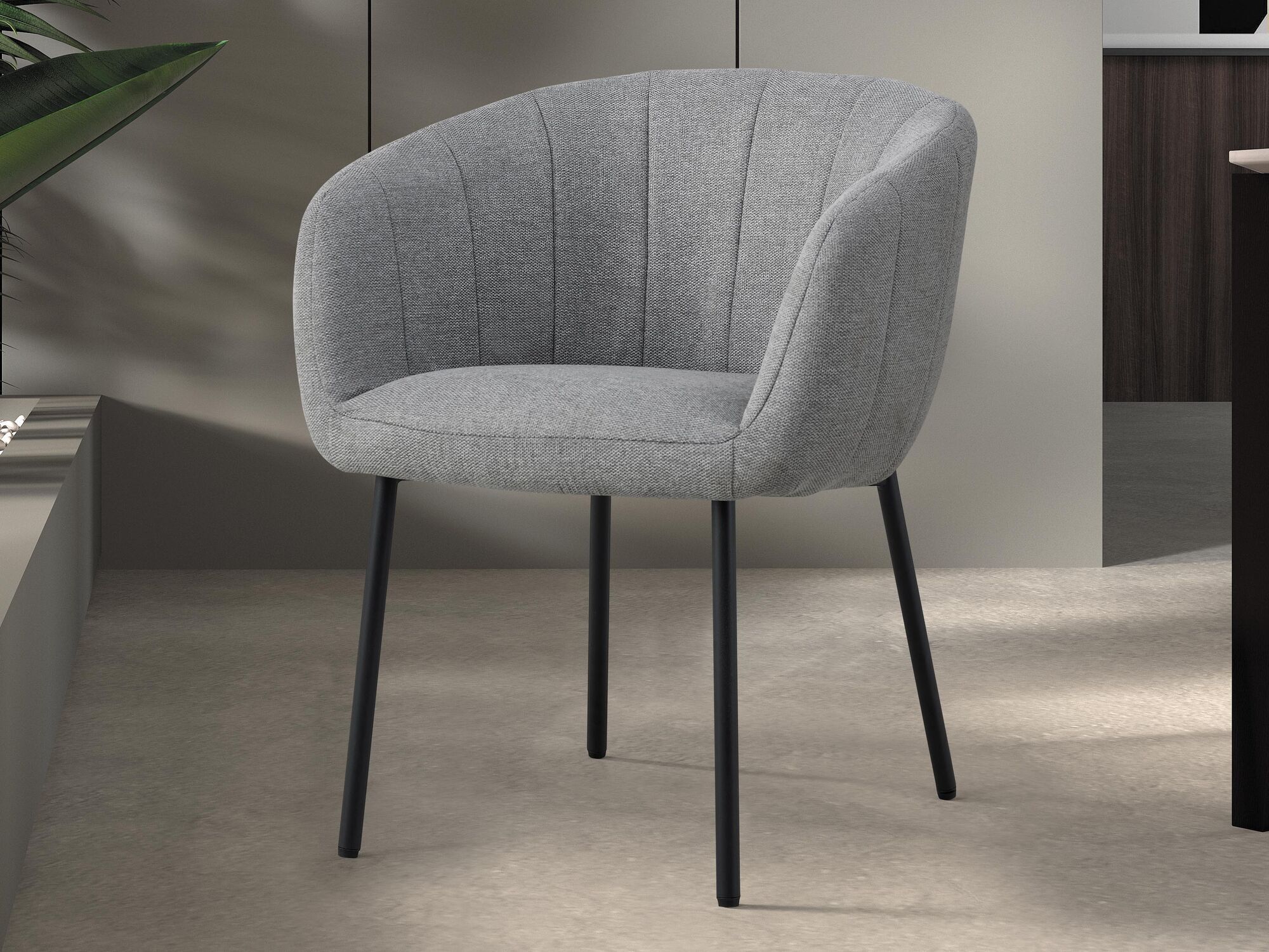 Chaise SEVALO gris clair