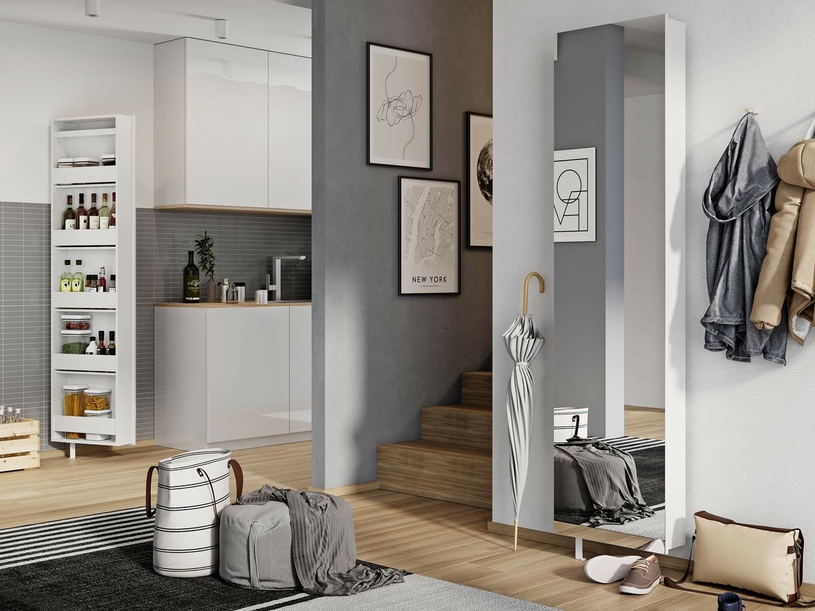 Armoire rotative RIME blanc