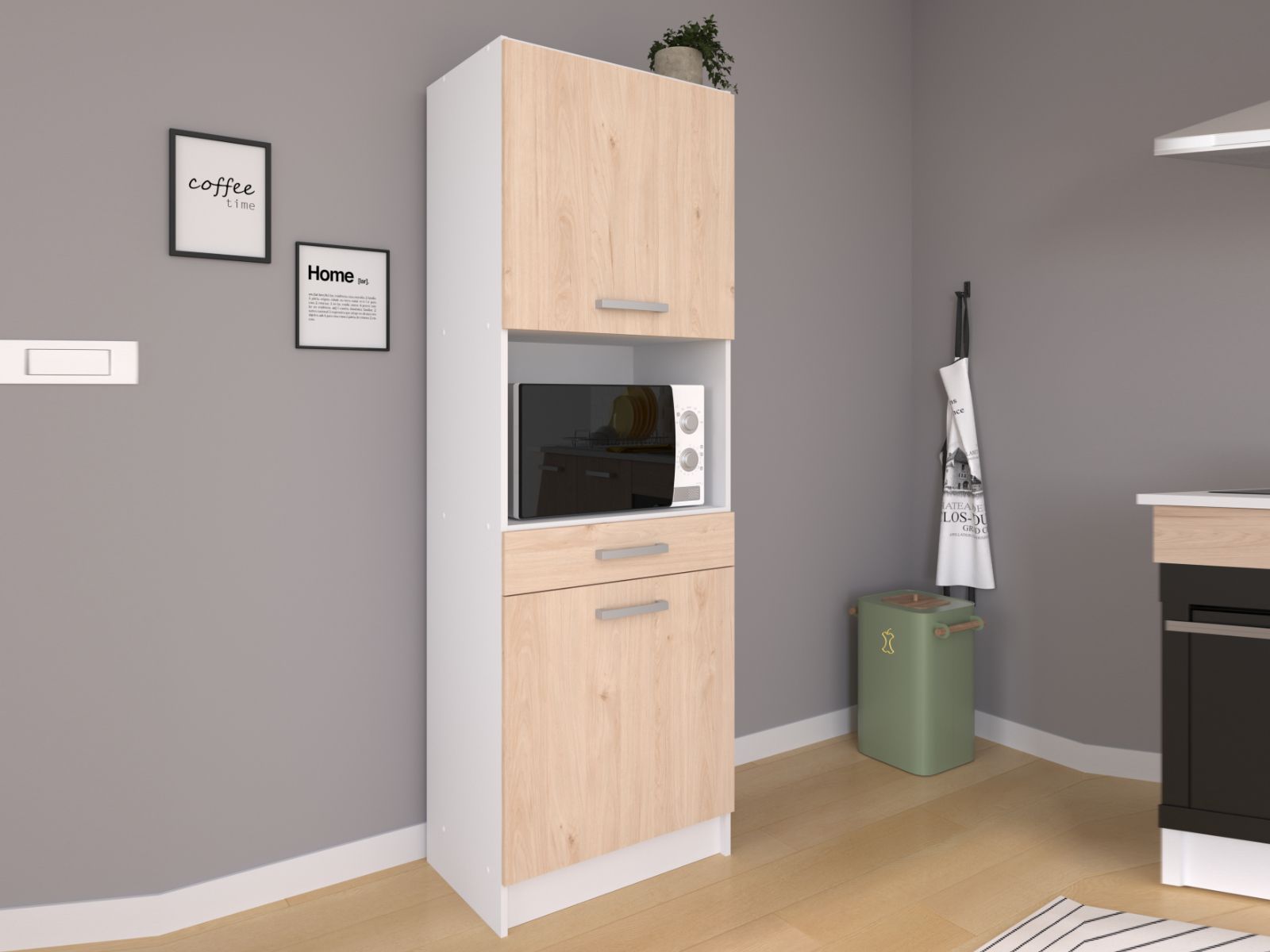Buffet/bahut DOS 2 portes 1 tiroir chêne jackson