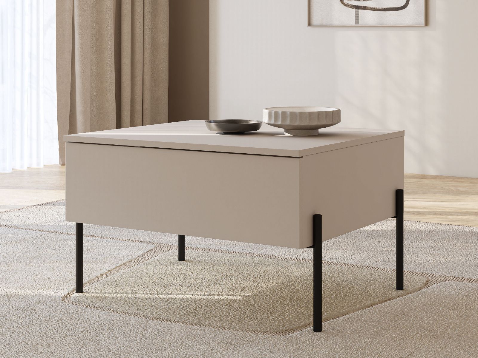 Table basse ORES 70 cm cachemire