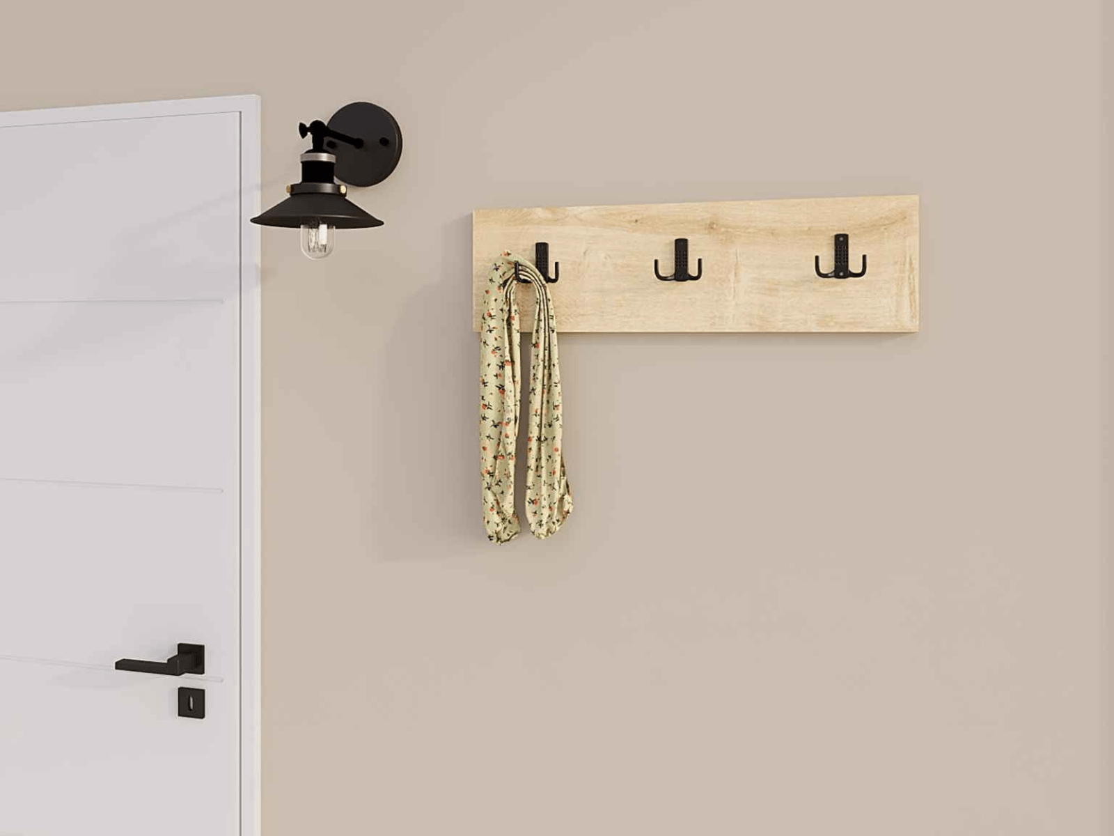 Porte-manteau UCCLE chêne saphire