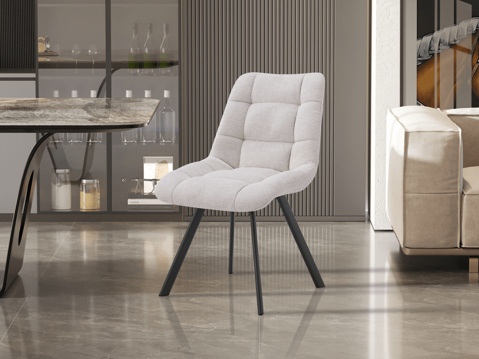 Chaise LORRY beige