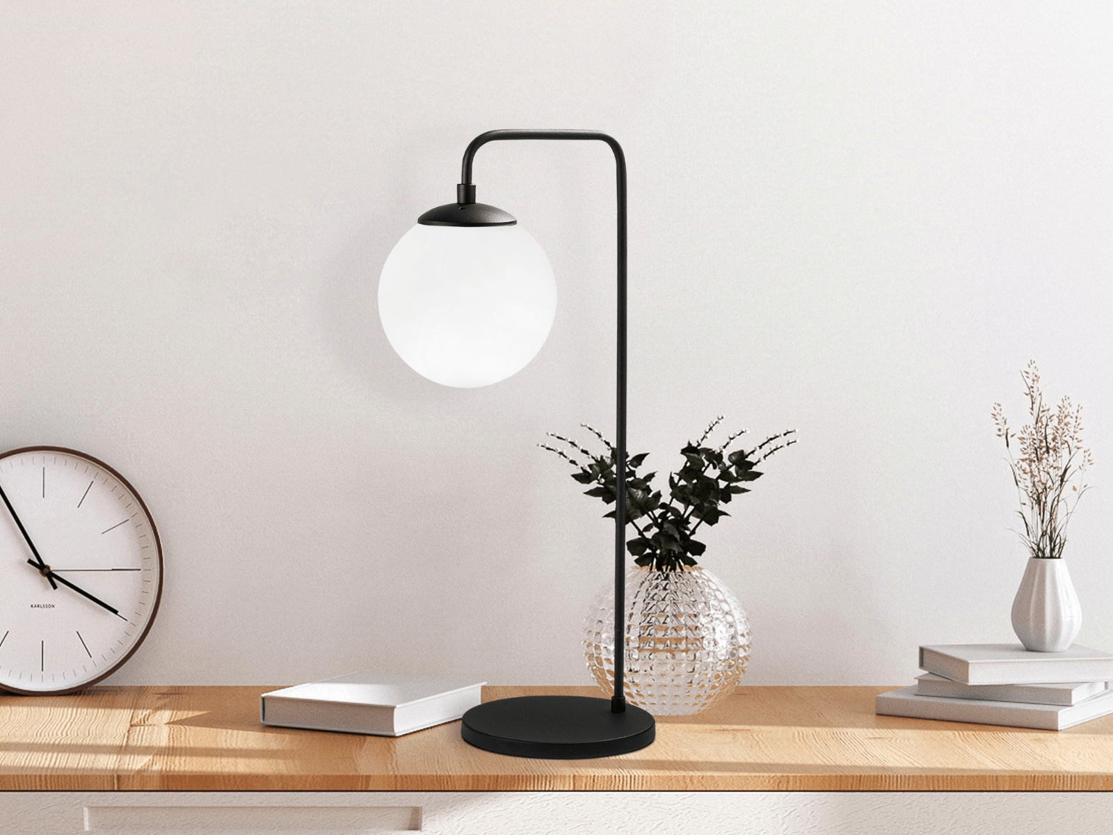 Lampe à poser VALDERRAMA 1 lampe noir