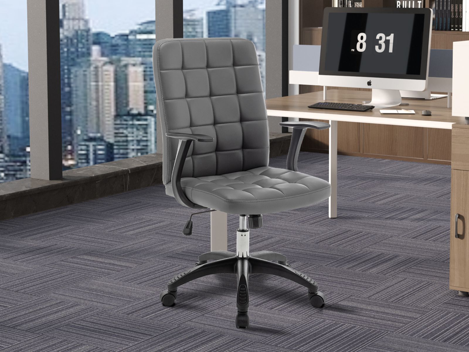 Chaise de bureau LUKALO gris