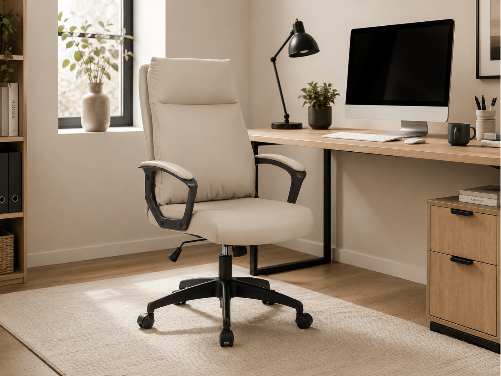 Chaise de bureau SAMULI beige