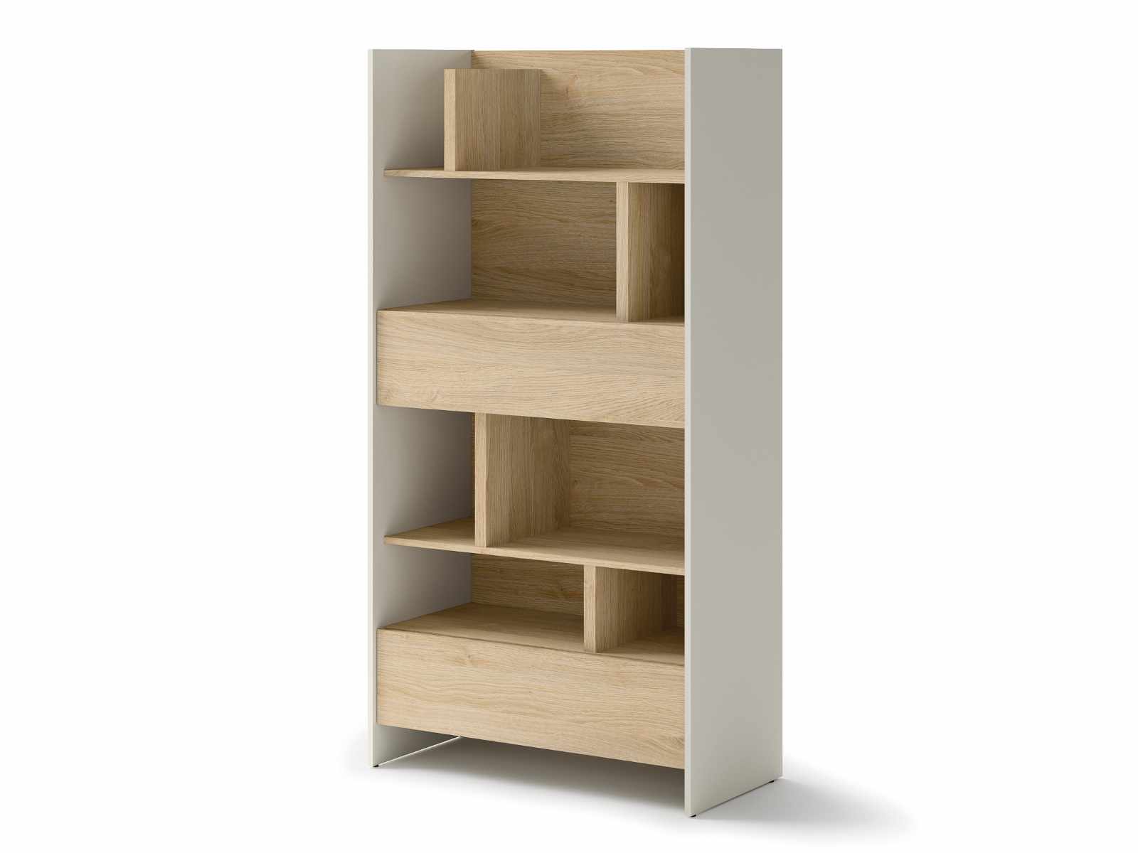 Bibliothèque CONCEPTION PRO 178 cm cachemire/chêne nagano