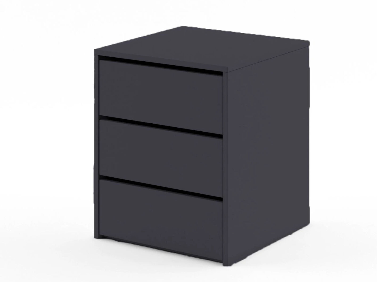 Bloc-tiroir ARTEMIS 3 tiroirs noir