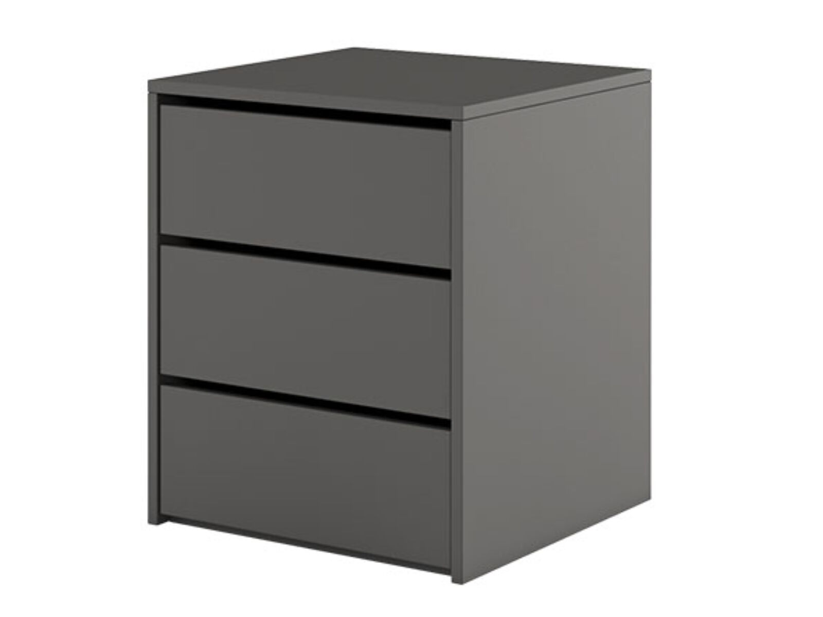 Bloc-tiroir ARTEMIS 3 tiroirs gris