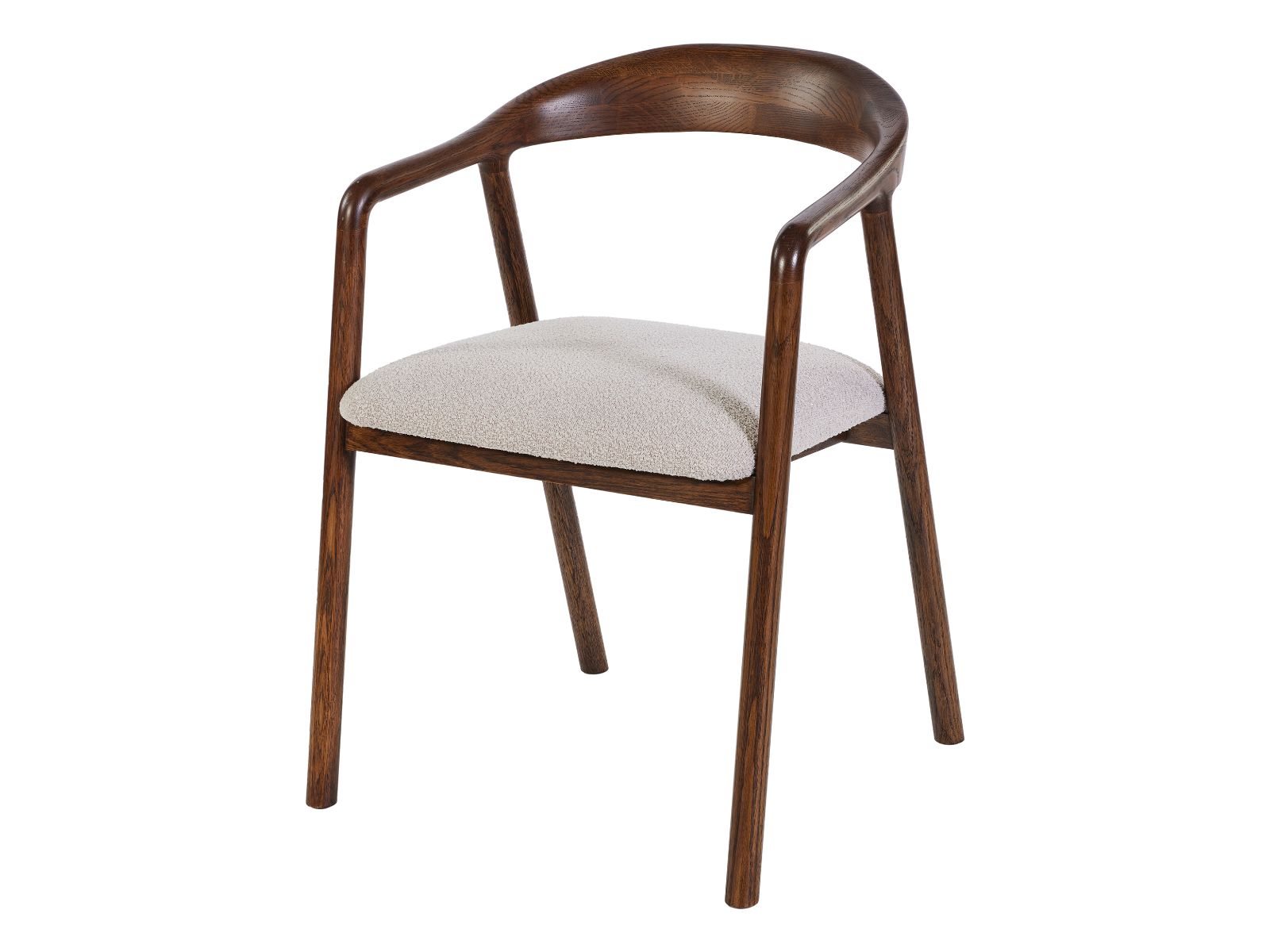 Chaise DURDEN chêne foncé