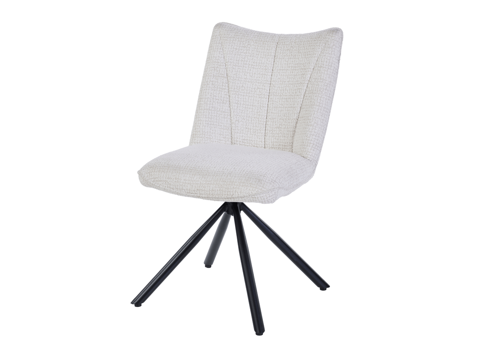 Chaise pivotante VANDER blanc-gris