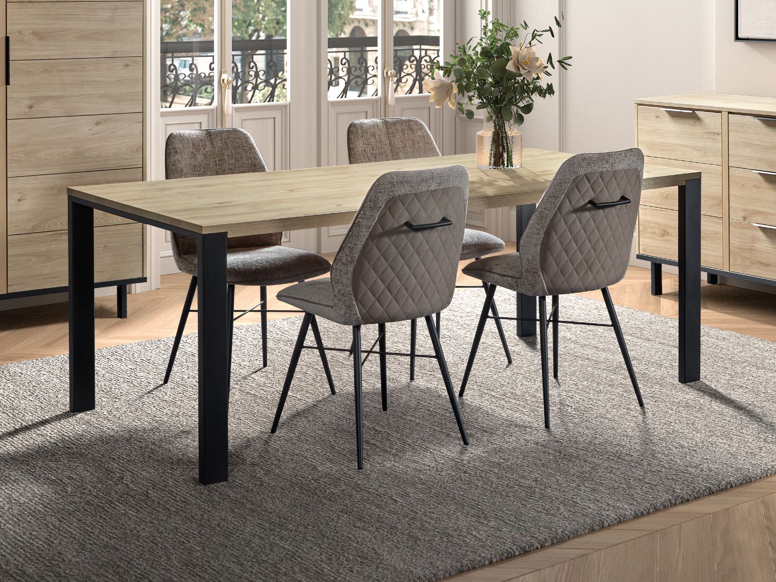 Table repas TALBI 170 cm castella