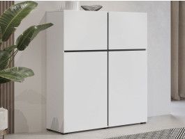 Commode CROSSAIR 4 portes blanc