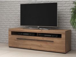 Meuble tv-hifi TULIO 1 tiroir 160 cm chêne grandson