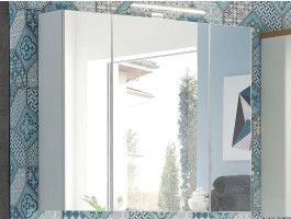 Armoire de toilette PESTO 3 portes blanc