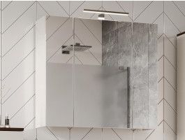 Armoire de toilette YONA 3 portes cachemire