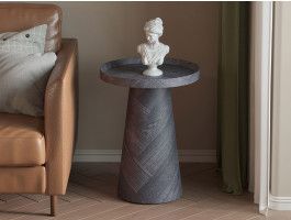 Table basse MAGNUSSEN 45 cm gris foncé