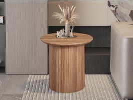 Table basse LARUSSO 50 cm chêne vieilli