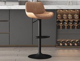 Tabouret de bar FENNO cognac