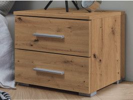 Chevet FLASH 2 tiroirs chêne artisan
