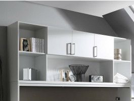 Surmeuble ALBANO 3 portes blanc