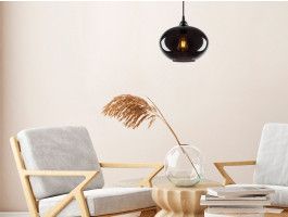 Luminaire suspendu MONDRAGO 1 lampe noir