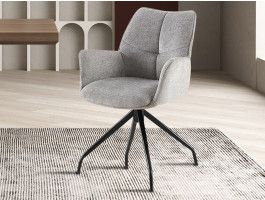 Fauteuil pivotant LORIS gris